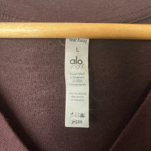 Alo Yoga Glimpse Long Sleeve Top W3499R Oxblood large gym
Fitness - Picture 3 of 5